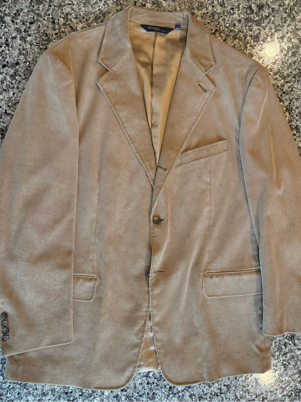 Polo Ralph Lauren Tan Corduroy Blazer XL (44-46R)